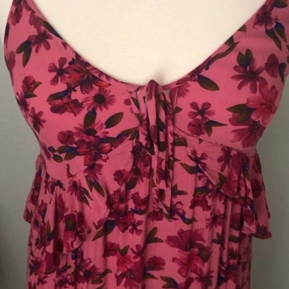 NWT AE Hi-Lo Ruffled Maxi - Picture 2 of 5